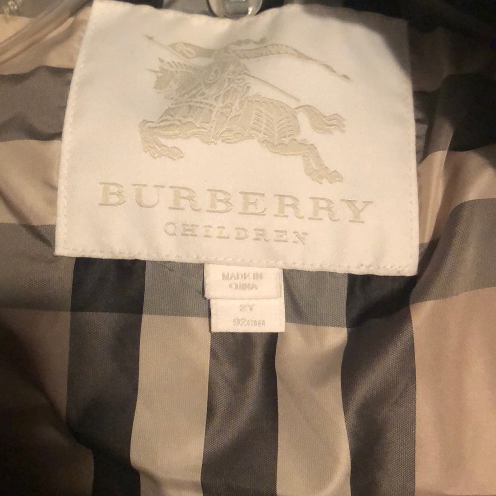 Kids Burberry jacket - Picture 3 of 4